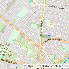 Map of Cambridge, Cambridgeshire