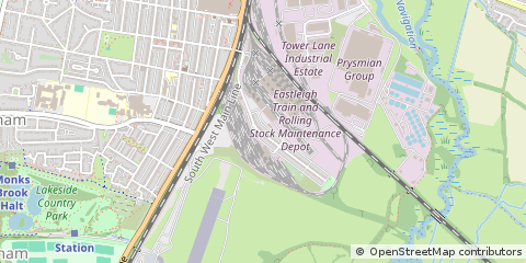 Map of Eastleigh