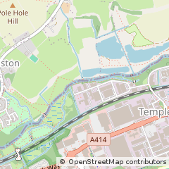 Map of Harlow, Essex