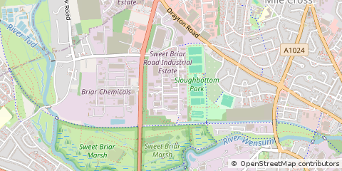 Map of Norwich, Norfolk