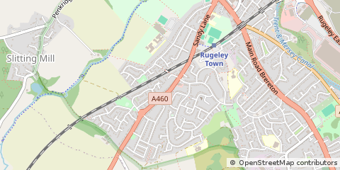 Map of Rugeley