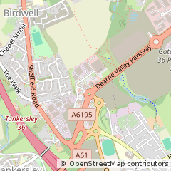 Map of Barnsley