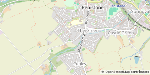 Map of Sheffield, South Yorkshire