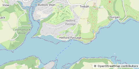 Map of NR Falmouth, Cornwall