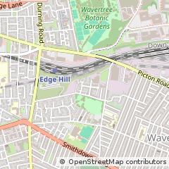 Map of Liverpool, Merseyside
