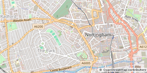 Map of Nottingham