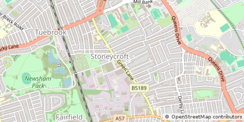 Map of Liverpool, Merseyside