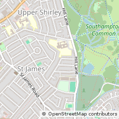 Map of Southampton, Hampshire