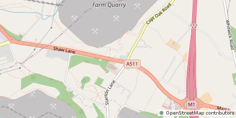 Map of Leicester