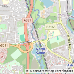Map of Aldershot, Hampshire