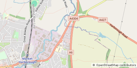 Map of Leicestershire