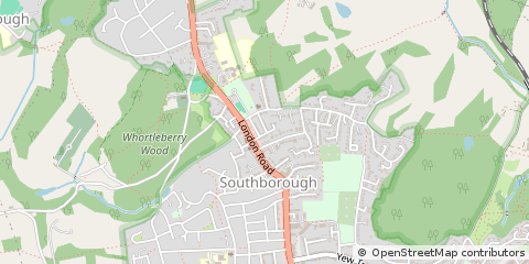 Map of Southborough Tunbridge Wells, Kent