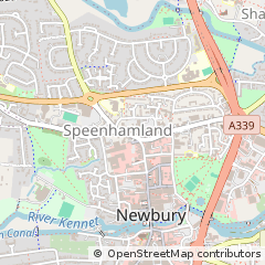 Map of Newbury, Berkshire