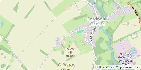 Map of Andover, Hampshire