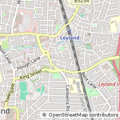 Map of Preston, Lancs