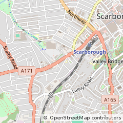 Map of Scarborough, North Yorkshire