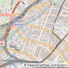 Map of Manchester, Greater Manchester