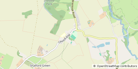 Map of Braintree, Essex