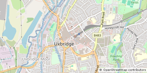 Map of Uxbridge