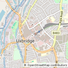 Map of Uxbridge