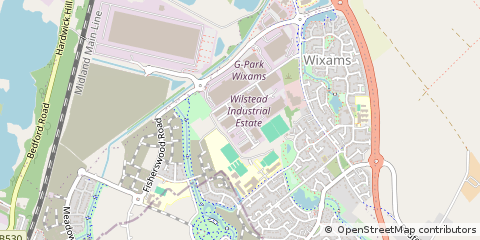 Map of Bedford, Bedfordshire
