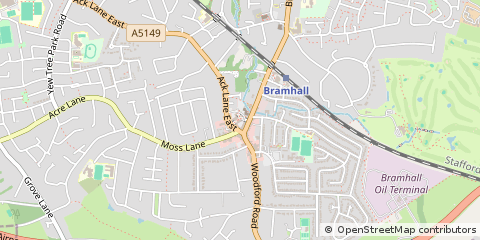 Map of Stockport