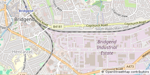 Map of Winchester, Hampshire