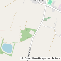 Map of Shropham, Norfolk