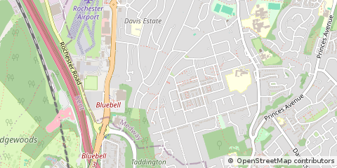 Map of Chatham, Kent