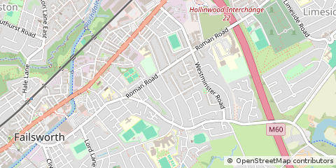 Map of Manchester