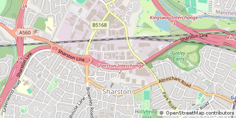 Map of Manchester