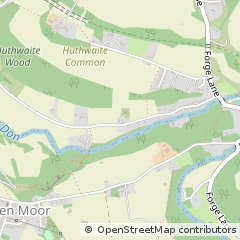 Map of Sheffield, South Yorkshire