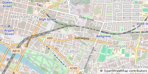 Map of Glasgow