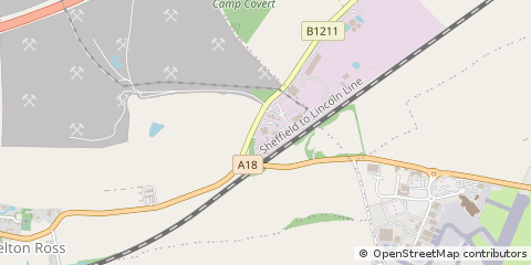 Map of South Humberside, North Lincolnshire