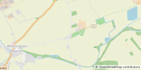 Map of Hereford, Herefordshire