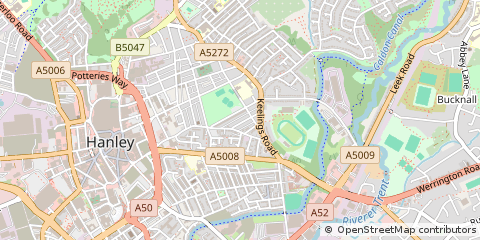 Map of Stoke-on-Trent
