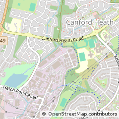 Map of Poole, Dorset