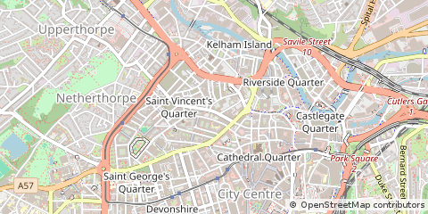 Map of S.yorkshire