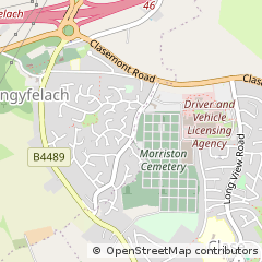 Map of Swansea