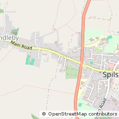 Map of Spilsby, Lincolnshire