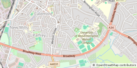 Map of Walsall