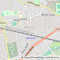 Map of Twickenham