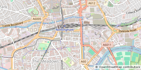 Map of Nottingham