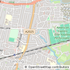 Map of Lancing