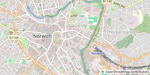 Map of Norwich