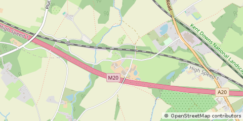 Map of Ashford, Kent