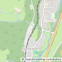Map of Caerphilly, MID Glamorgan