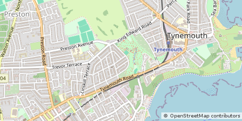 Map of North Shields