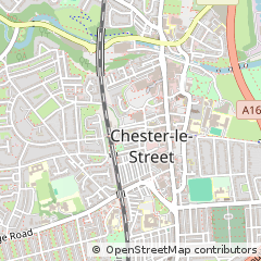 Map of Chester LE Street, Co. Durham