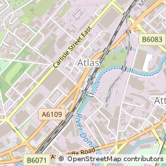 Map of Sheffield